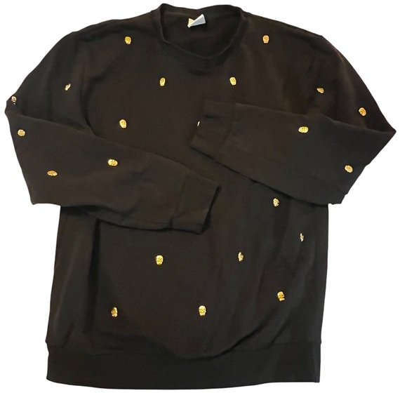 RARE FIND Vintage Zara iron skull sweatshirt authentic original Crew Neck XL - Picture 8 of 14